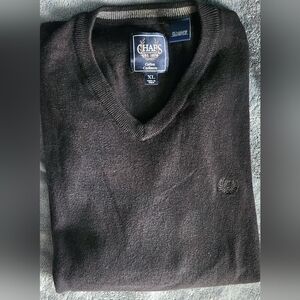 Charcoal Chaps V Neck XL